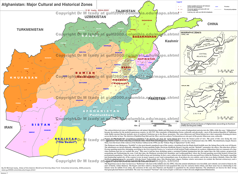 Afghanistan Cultural and Historical Zones