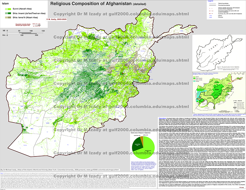 Afghanistan Religions (detailed)