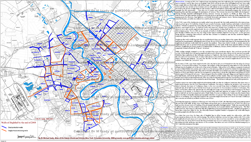 Baghdad Security Walls, 2008