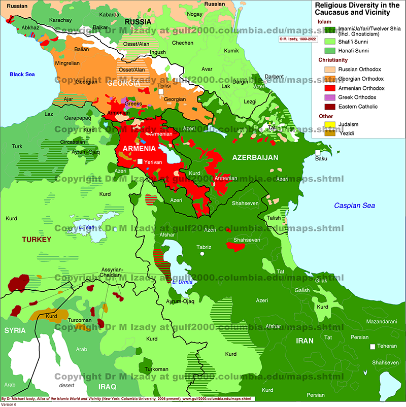 Caucasus Religious Composition