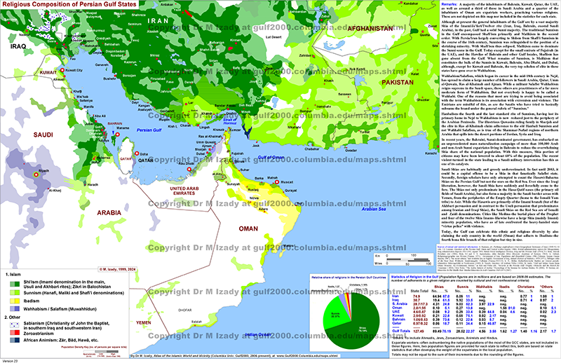 Persian Gulf Religions (summary)