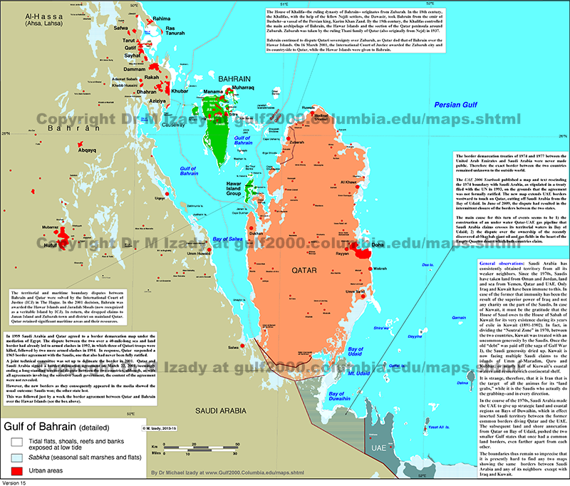 Gulf of Bahrain (detailed)
