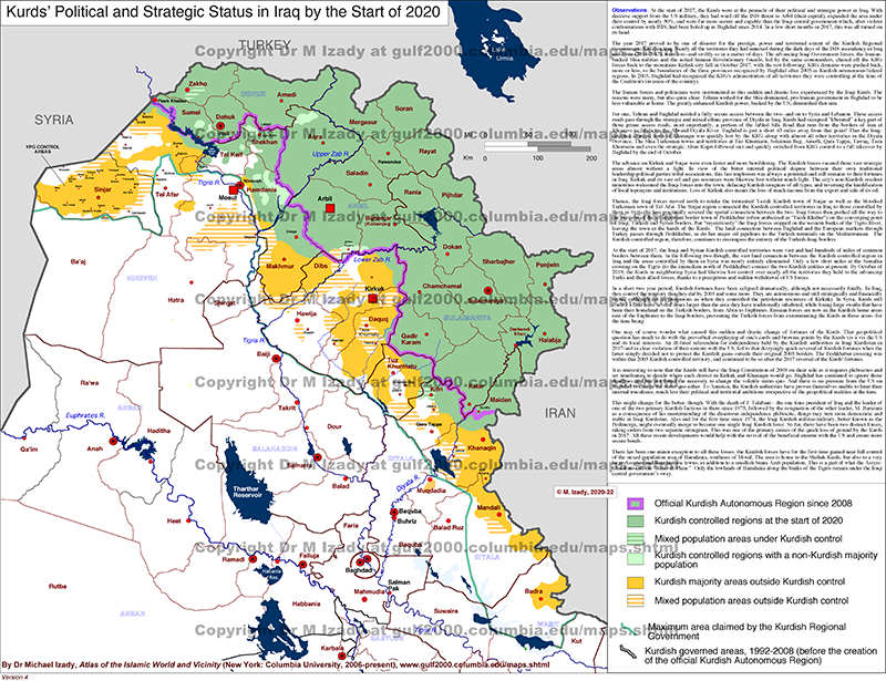 Kurdish Regions of Iraq: Political Status at the Start of 2020