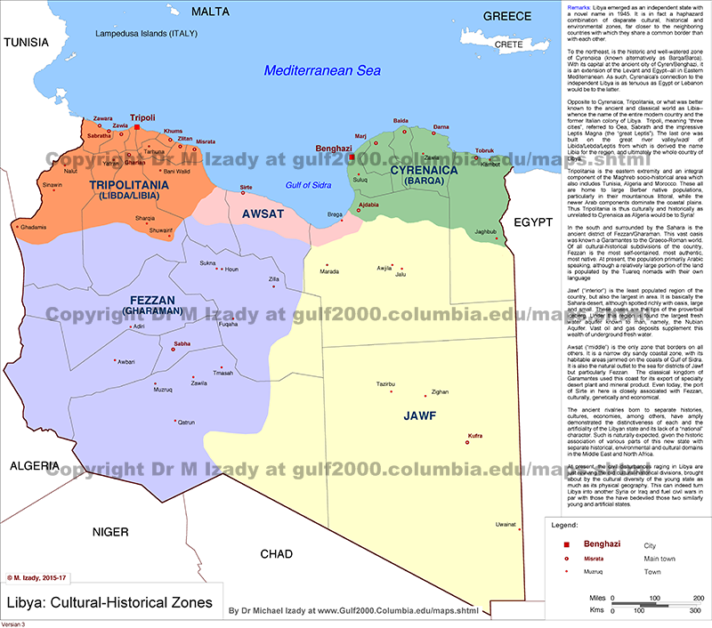 Libya: Cultural and Historical Zones
