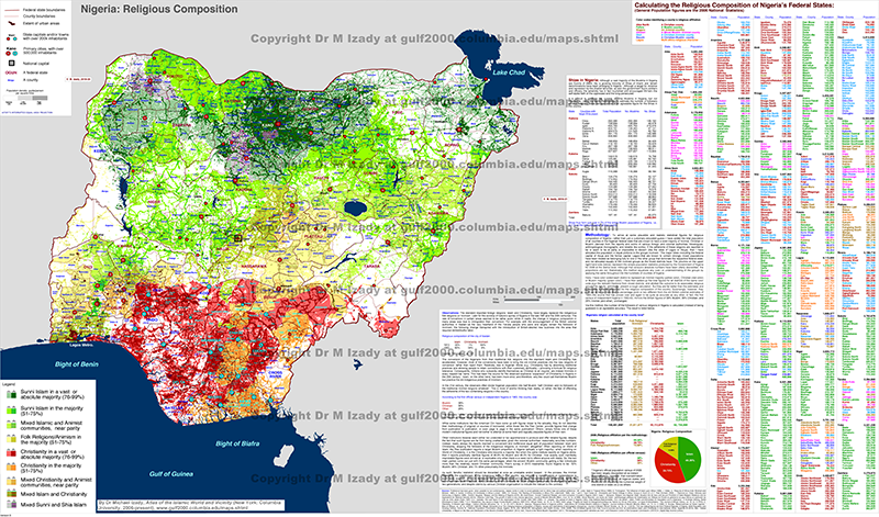 Nigeria Religions (detailed)