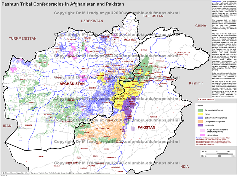 Pashtun Tribal Confederacies in Afghanistan and Pakistan