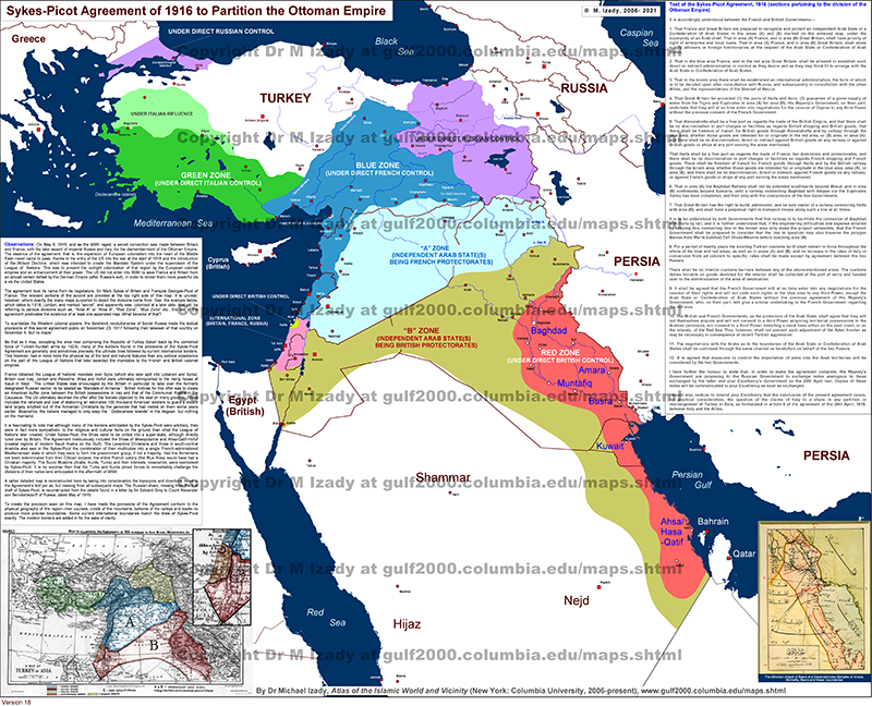 Sykes-Picot Agreement, 1916
