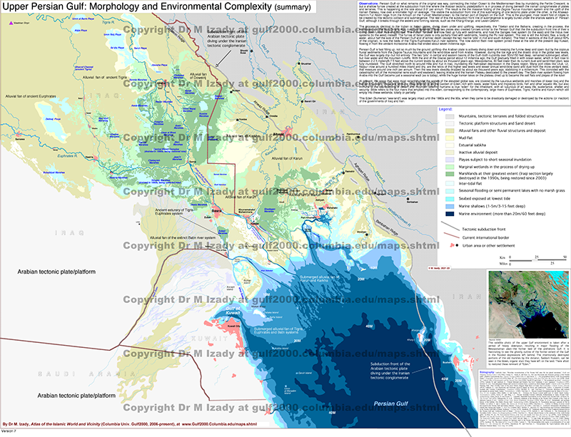 Upper Persian Gulf, Morphology and Environmental Complexity (summary)